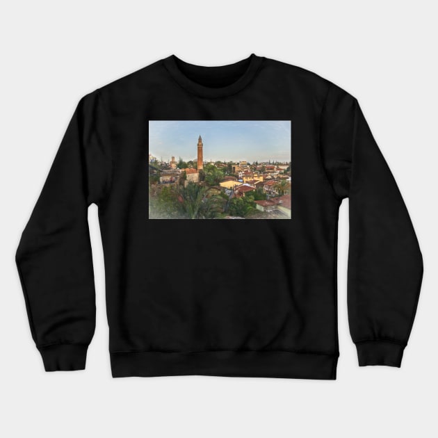 The Rooftops Of Antalya Crewneck Sweatshirt by IanWL